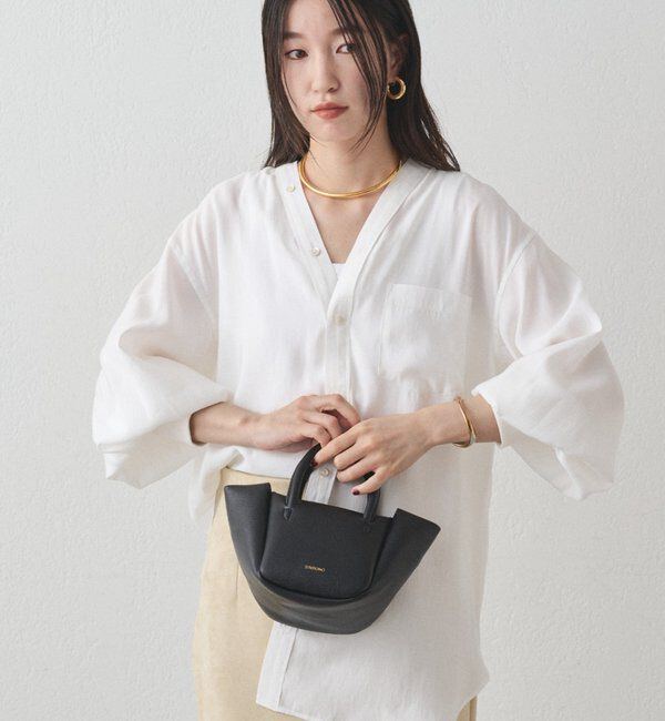  「袖リブV ブラウス」|シャツ・ブラウス|