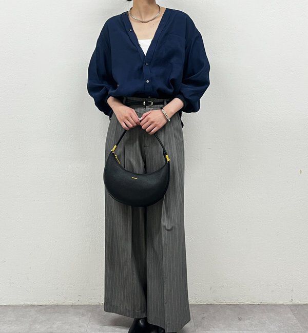  「袖リブV ブラウス」|シャツ・ブラウス|