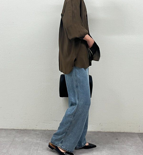  「袖リブV ブラウス」|シャツ・ブラウス|