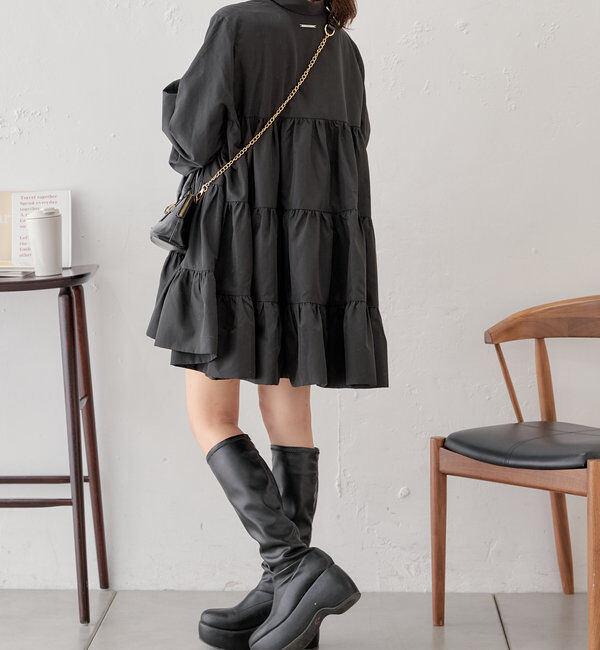  「フリルティアードチュニックシャツ」|シャツ・ブラウス|