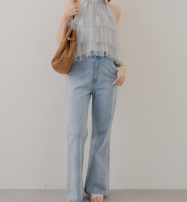  「チュールティアードアメスリブラウス」|シャツ・ブラウス|