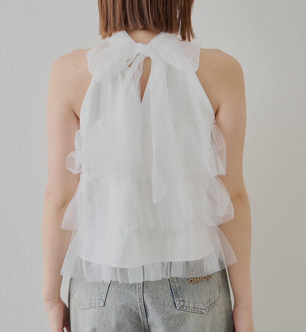  「チュールティアードアメスリブラウス」|シャツ・ブラウス|
