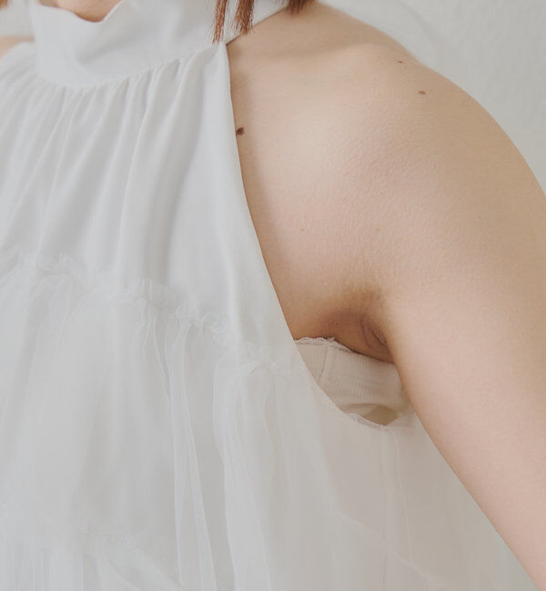  「チュールティアードアメスリブラウス」|シャツ・ブラウス|