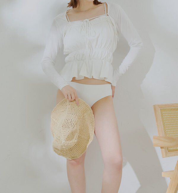  「【水着】ボレロレイヤード3点セット」|ビキニ|