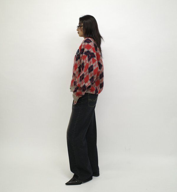  「【SLOPPY/スロッピー】アーガイルカーデ」|カーディガン|