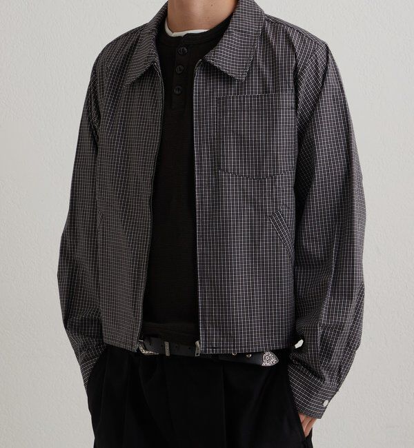  「KOOKYNチェックジップシャツ」|シャツ・ブラウス|