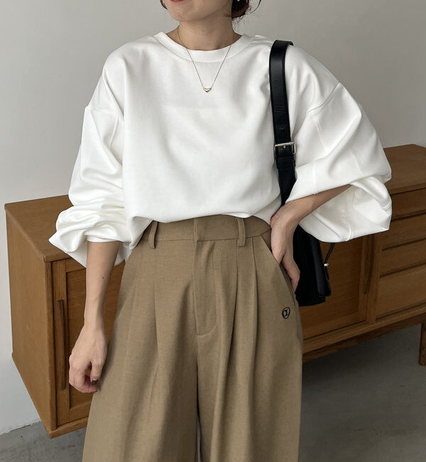  「ボンディングカシュクールプルオーバー」|Tシャツ・カットソー|