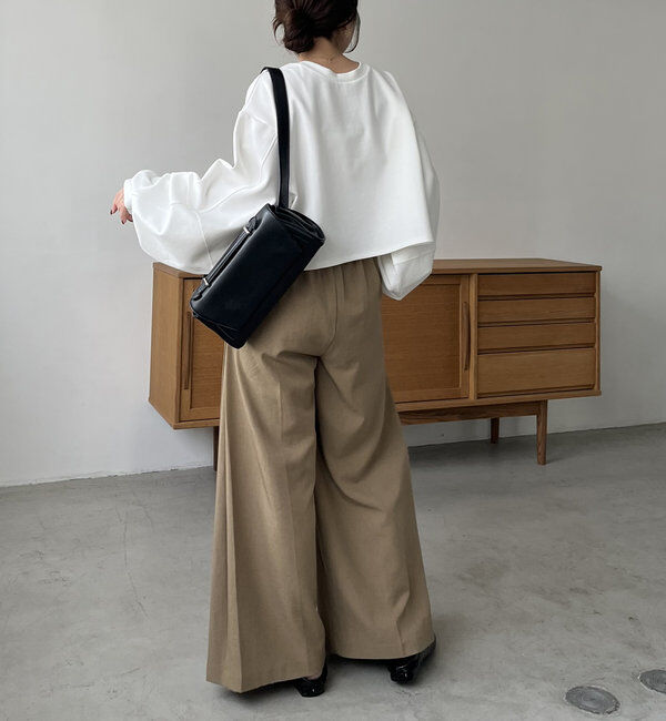  「ボンディングカシュクールプルオーバー」|Tシャツ・カットソー|