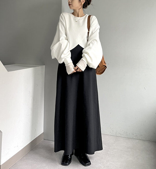  「ボンディングカシュクールプルオーバー」|Tシャツ・カットソー|