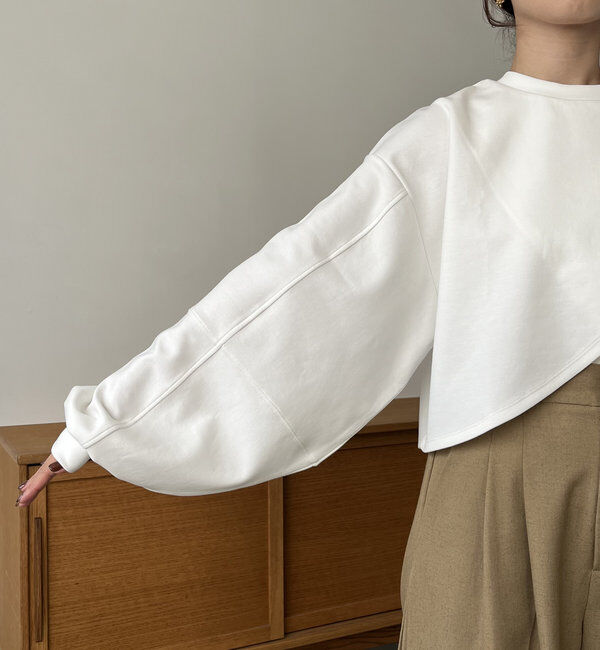  「ボンディングカシュクールプルオーバー」|Tシャツ・カットソー|