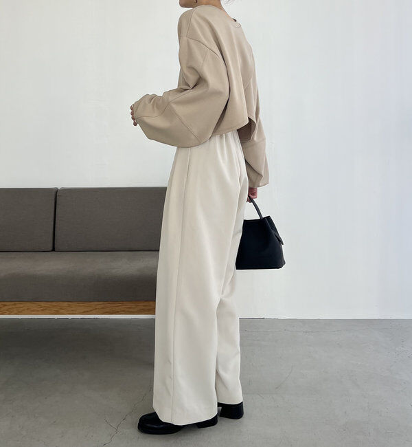  「ボンディングカシュクールプルオーバー」|Tシャツ・カットソー|