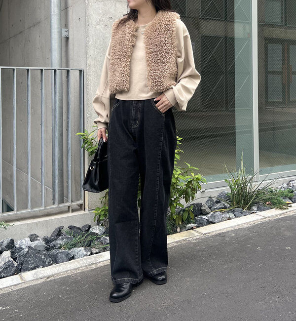  「ボンディングカシュクールプルオーバー」|Tシャツ・カットソー|