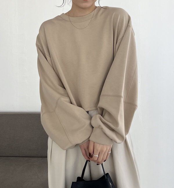  「ボンディングカシュクールプルオーバー」|Tシャツ・カットソー|