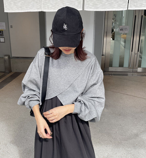  「ボンディングカシュクールプルオーバー」|Tシャツ・カットソー|