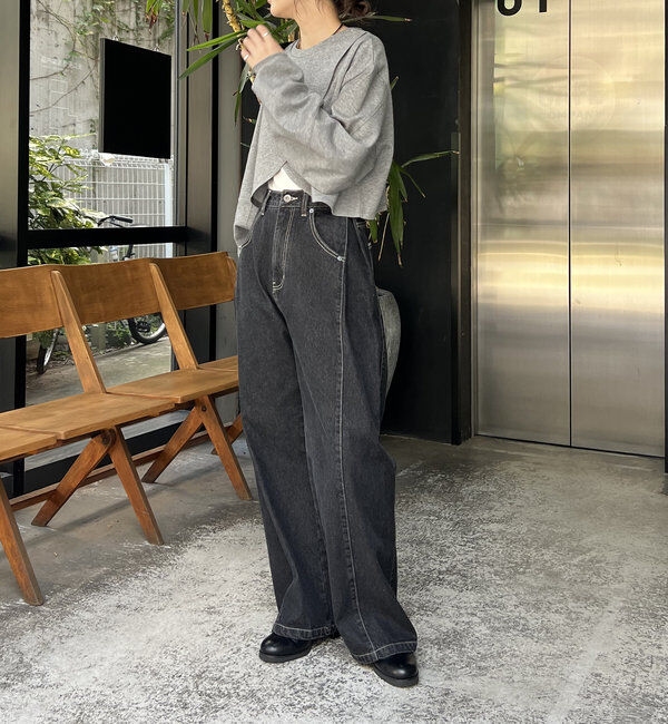  「ボンディングカシュクールプルオーバー」|Tシャツ・カットソー|