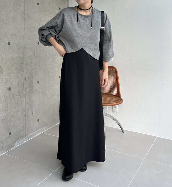  「ボンディングカシュクールプルオーバー」|Tシャツ・カットソー|