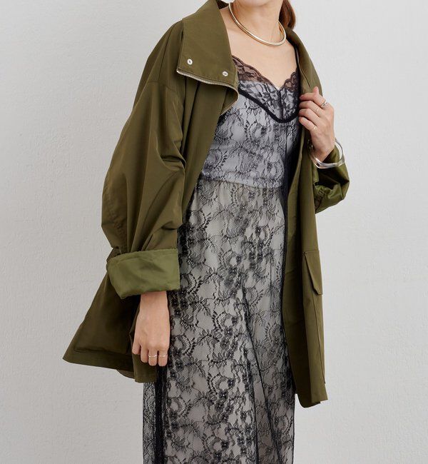  「【26SS予約】レースキャミチュニック」|チュニック|ブラック