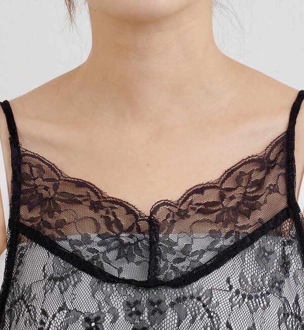  「【26SS予約】レースキャミチュニック」|チュニック|