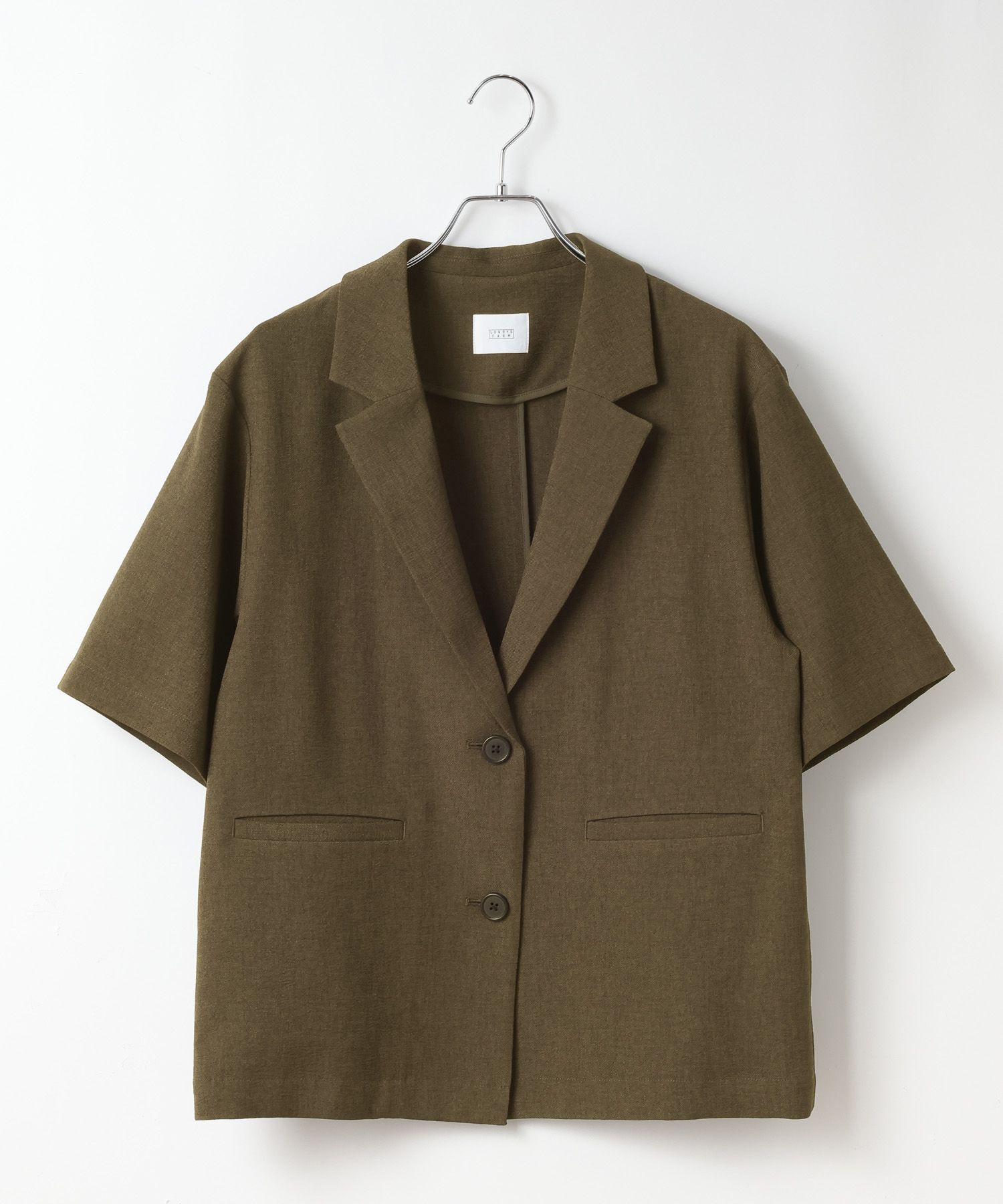 LOWRYS FARM「ホップサックジャケットＳＳ」|テーラードジャケット|