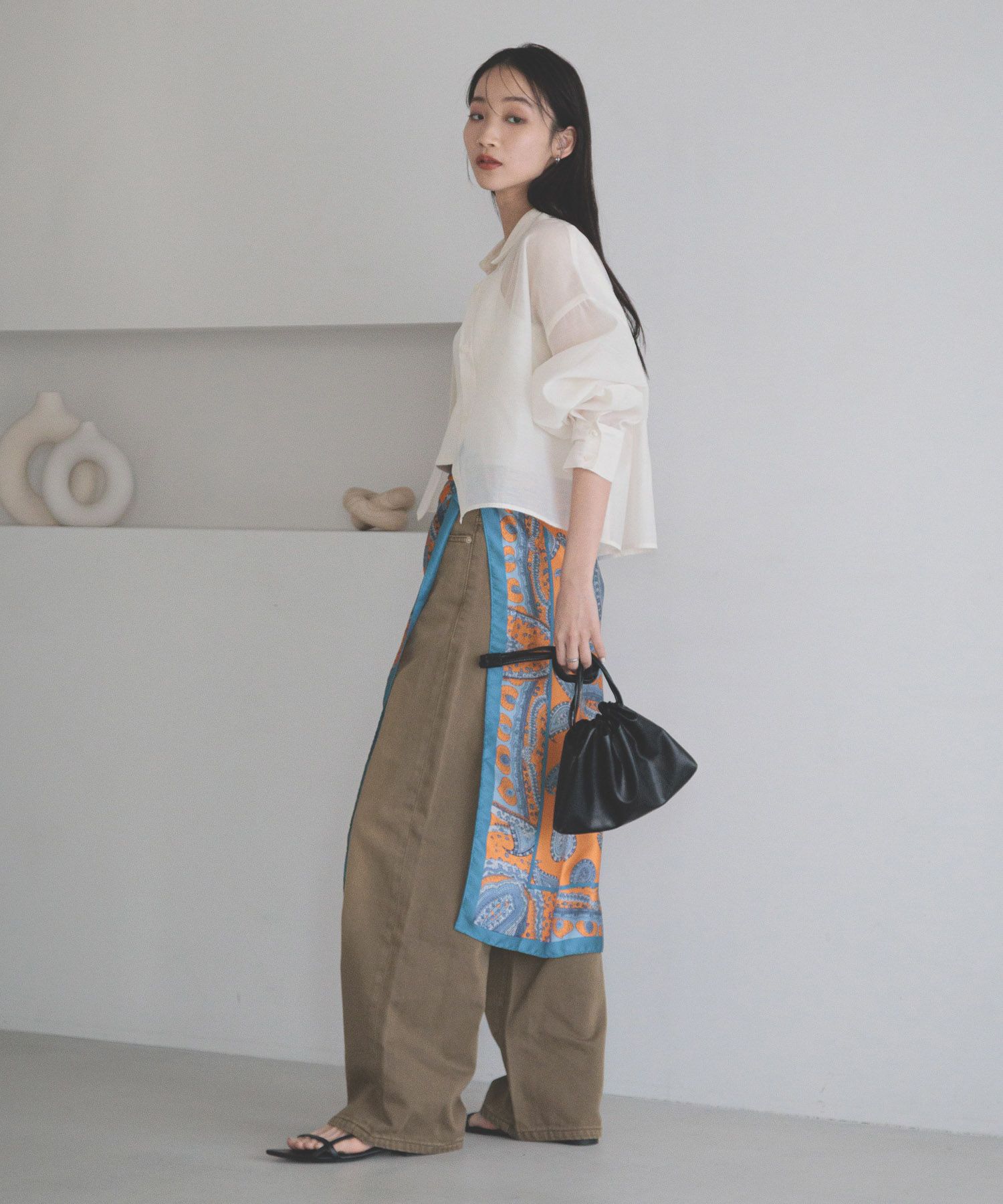 LOWRYS FARM「ｼｱｰｼｬﾂLS*」|シャツ・ブラウス|