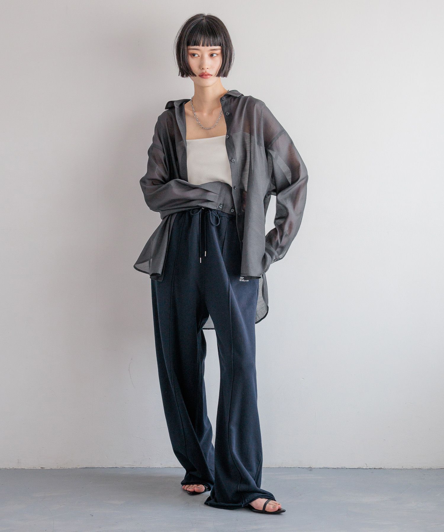 LOWRYS FARM「ｼｱｰｼｬﾂLS*」|シャツ・ブラウス|