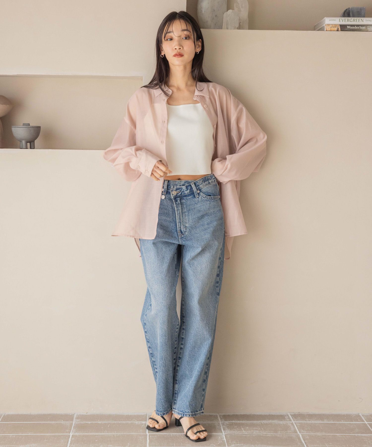 LOWRYS FARM「ｼｱｰｼｬﾂLS*」|シャツ・ブラウス|