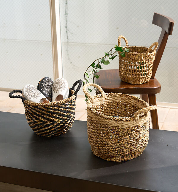 collex「シーグラスバスケット ラウンドM」|その他|