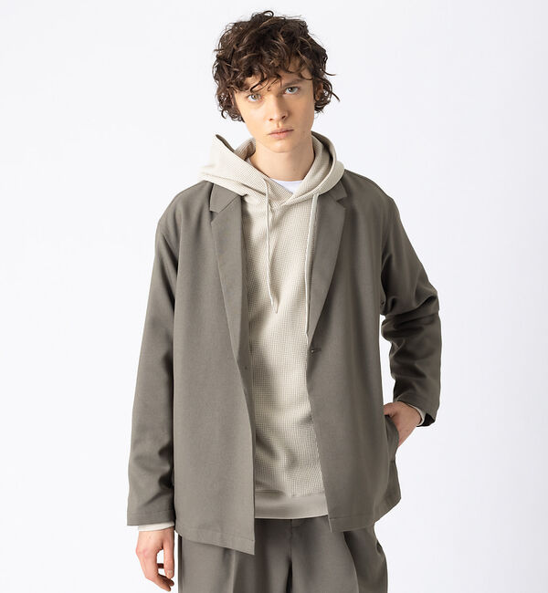MYSELF ABAHOUSE「【MYSELF ABAHOUSE】POLY WOOLLY TWILL ポリウーリ」|その他|カーキ