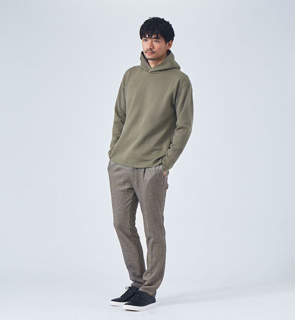 ABAHOUSE「【ダブルフェイス】配色 フード プルオーバー パーカー」|パーカー|