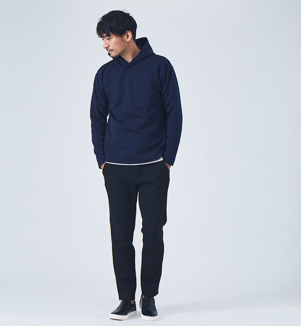 ABAHOUSE「【ダブルフェイス】配色 フード プルオーバー パーカー」|パーカー|