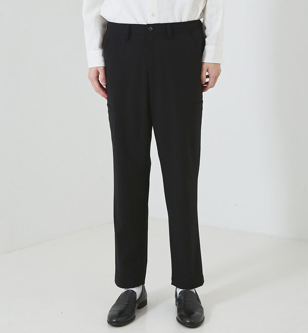 ABAHOUSE「【カーゴディティール】6ポケット スリム ストレートパンツ / スラックス」|カーゴ|