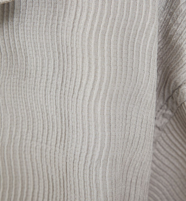 ABAHOUSE「【AH ABAHOUSE / セットアップ対応】楊柳 オープンカラーシャツ」|シャツ・ブラウス|