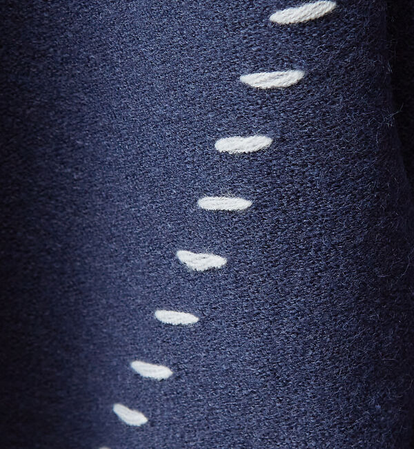 ABAHOUSE「【AH ABAHOUSE】ハンドステッチ タートルネック オーバー ニット」|ニット・セーター|