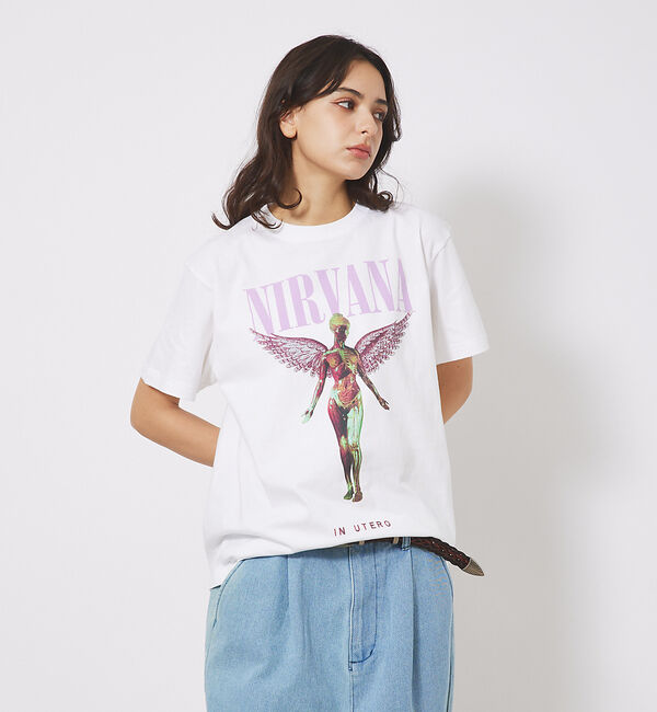 ABAHOUSE「【GOOD ROCK SPEED/グッドロックスピード】NIRVANA TEE」|Tシャツ・カットソー|