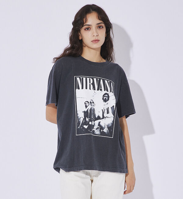 ABAHOUSE「【GOOD ROCK SPEED/グッドロックスピード】NIRVANA TEE」|Tシャツ・カットソー|スミクロ
