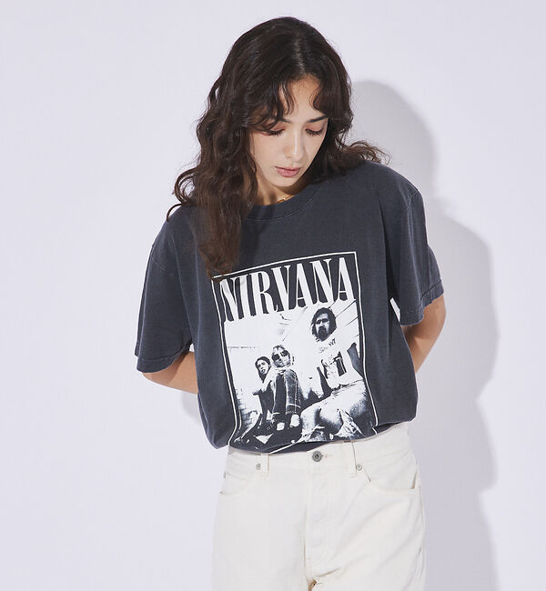 ABAHOUSE「【GOOD ROCK SPEED/グッドロックスピード】NIRVANA TEE」|Tシャツ・カットソー|
