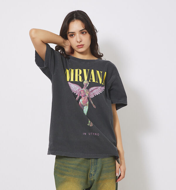 ABAHOUSE「【GOOD ROCK SPEED/グッドロックスピード】NIRVANA TEE」|Tシャツ・カットソー|