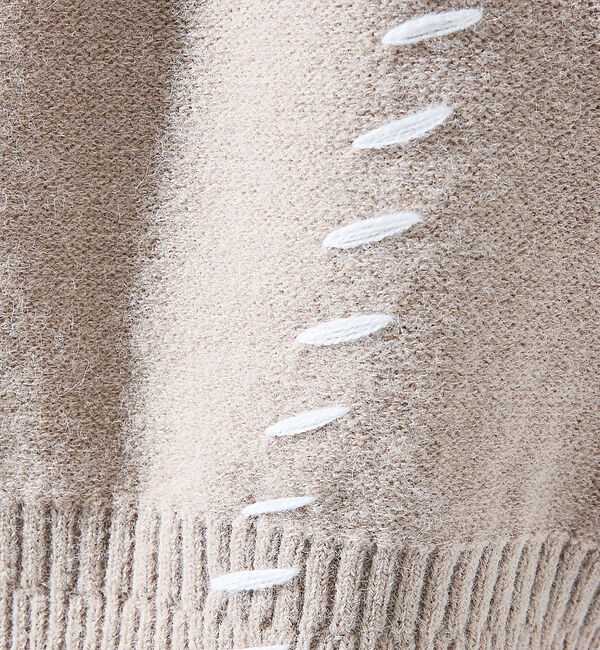 ABAHOUSE「【AH ABAHOUSE】ハンドステッチ カーディガン」|カーディガン|