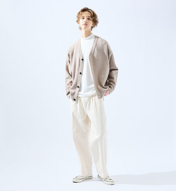ABAHOUSE「【AH ABAHOUSE】ハンドステッチ カーディガン」|カーディガン|