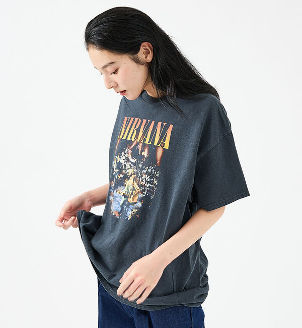 ABAHOUSE「【THRIFTY LOOK / スリティフィルック/】MUSIC TEE / R」|Tシャツ・カットソー|