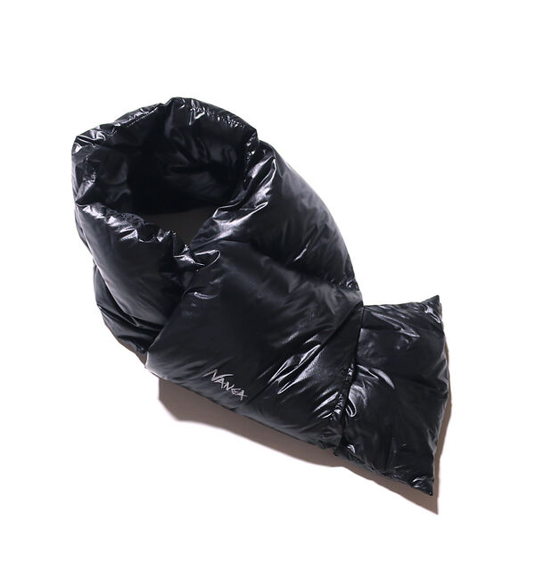 ABAHOUSE「【NANGA/ナンガ】PORTABLE LIGHT DOWN MUFFLER /」|マフラー|ブラック