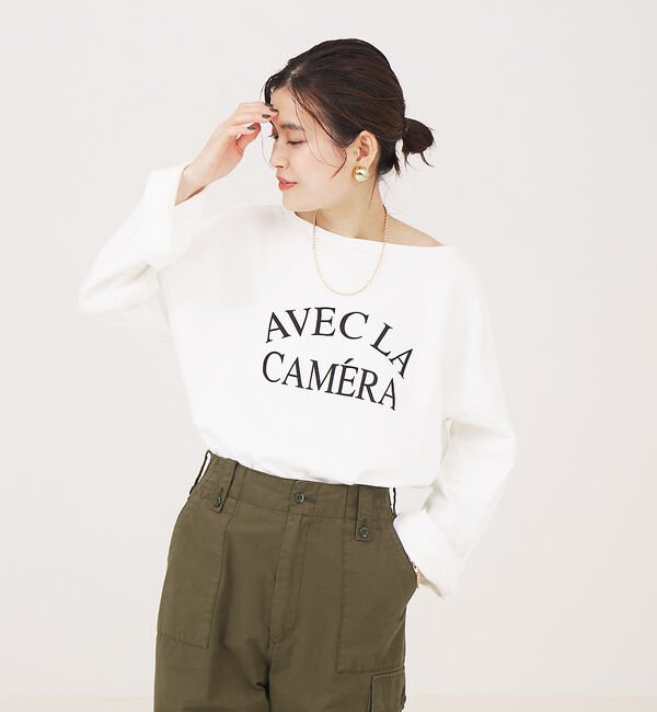 Rouge vif「ミニ裏毛ロゴロンT」|Tシャツ・カットソー|