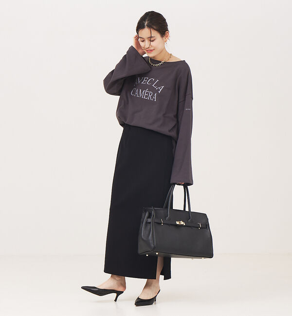 Rouge vif「ミニ裏毛ロゴロンT」|Tシャツ・カットソー|