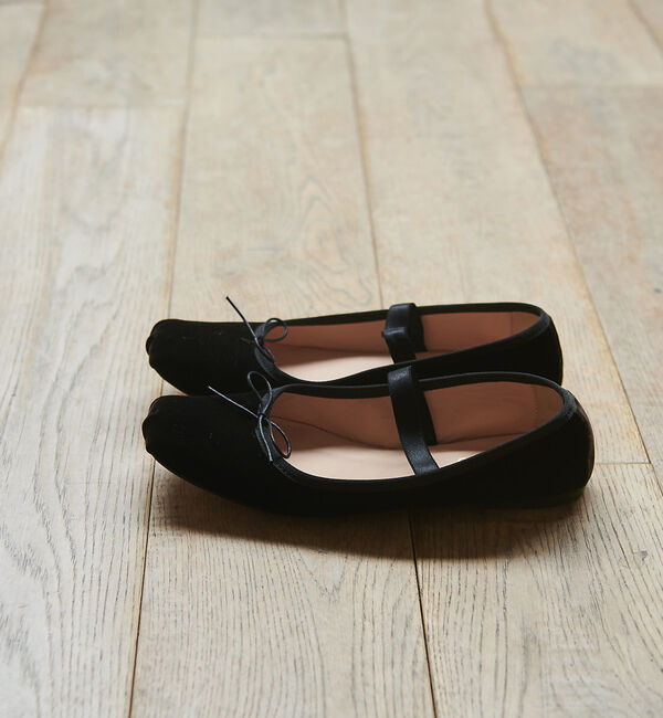 Rouge vif「【SPELTA/スペルタ】UMA Gros Velluto　ベロア　バレーシュー」|バレエシューズ|