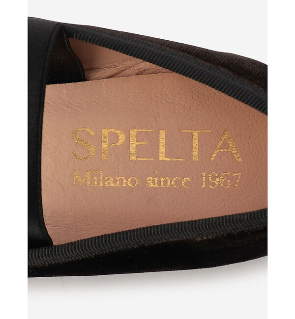 Rouge vif「【SPELTA/スペルタ】UMA Gros Velluto　ベロア　バレーシュー」|バレエシューズ|