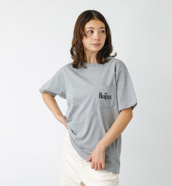 Rouge vif「【JOHNBULL/ジョンブル】The Beatles ワンポイントロゴTシャツ」|Tシャツ・カットソー|