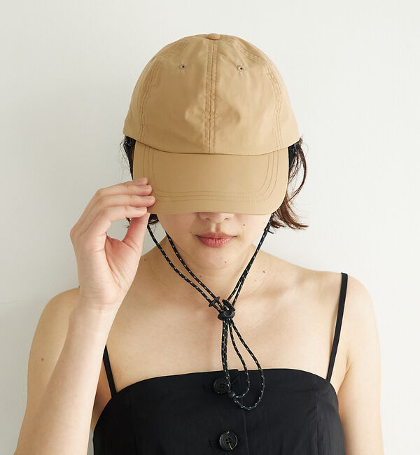 Rouge vif「【RUBEN/ルーベン】ビーチハット / ストラップ付きキャップ / ロングブリ」|その他|