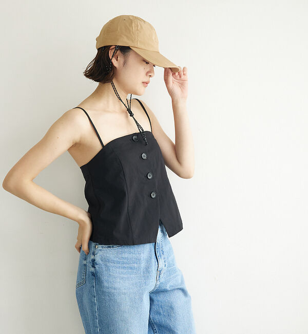 Rouge vif「【RUBEN/ルーベン】ビーチハット / ストラップ付きキャップ / ロングブリ」|その他|