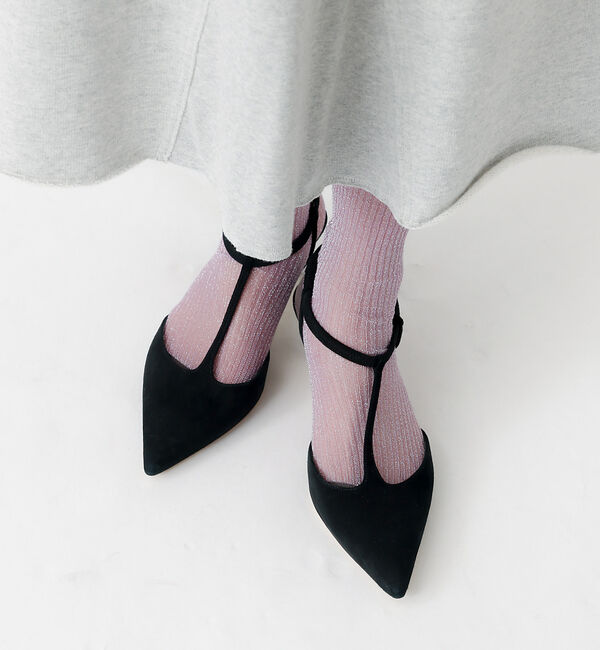 Rouge vif「【YUQRI/ユクリ】Brinkley/靴下/シアー/ラメ/ギフト【WEB限定】」|ソックス|