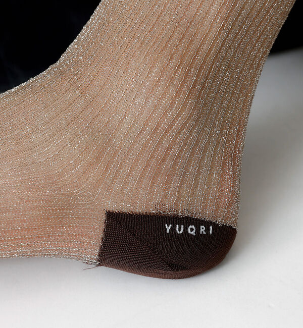 Rouge vif「【YUQRI/ユクリ】Brinkley/靴下/シアー/ラメ/ギフト【WEB限定】」|ソックス|